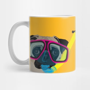 Snorkel Pug Snorkel Pug, Does whatever a snorkel pug does Mug